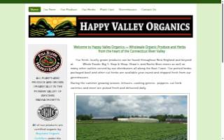 Full Bloom Market Garden LLC dba Happy Valley Organics website