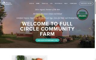 Full Circle Community Farm LLC website