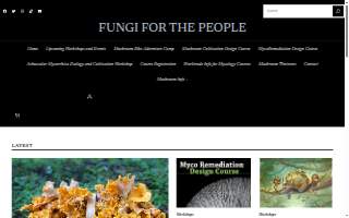 Fungi For The People website
