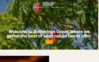 Gatherings Grove LLC website