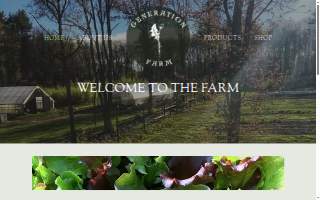 Generation Farm website