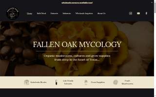 Googins Biotech LLC dba Fallen Oak Mycology website