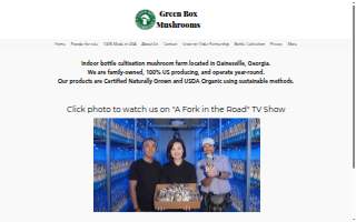 Green Box Mushrooms, Inc website