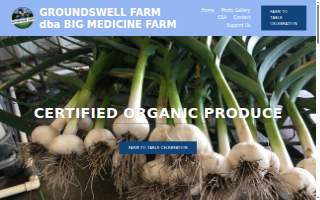 Groundswell Community Farm, LLC website
