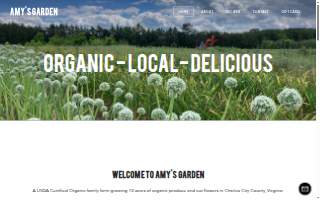 Amy Hicks dba Amy's Garden website