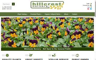 Hillcrest Nursery website