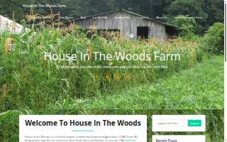 House In The Woods Farm website