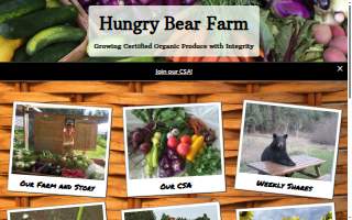 Hungry Bear Farm website