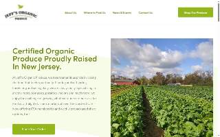 Jeff's Organic Produce website