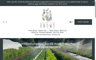 Anything Grows LLC website