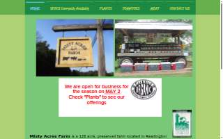 Julia, Rich and Dan Allen – Misty Acres Farm website