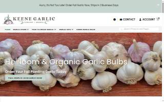 Keene Garlic, LLC website