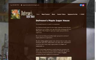 Keith Dufresne – Dufresne’s Sugar House website