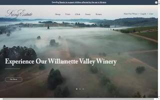 King Estate Winery LP DBA King Estate Winery website