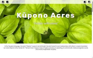 Kupono Acres LLC website