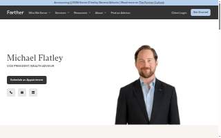 Michael Flatley - Financial Advisor at Farther website