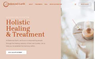 Balanced Earth Acupuncture website