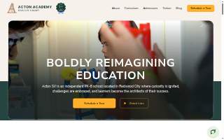Acton Academy Silicon Valley website