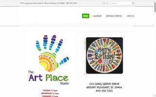 The Art Place Studio website