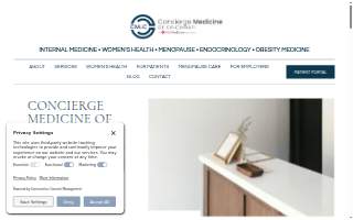 Concierge Medicine of Cincinnati website