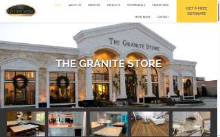 The Granite Store Design Center website