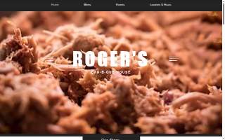 Roger's BBQ House website