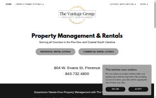 The Vantage Group - Property Management Solutions website
