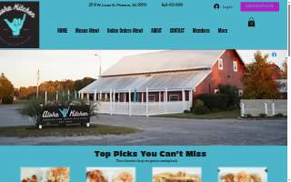 Aloha Kitchen website