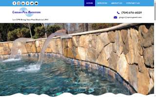 Carolina Pool Renovations website