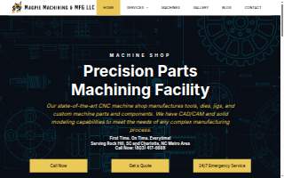 Magpie Machining LLC website