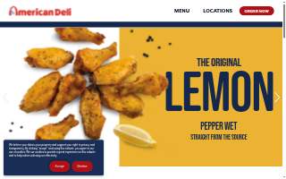 American Deli website