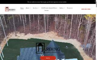 Harding Custom Homes, LLC website