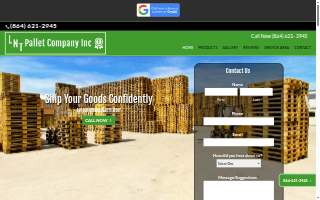 LNT Pallet Company Inc website