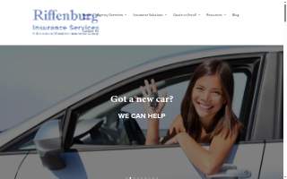 Riffenburg Insurance Services website