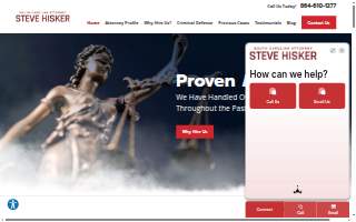 Hisker Law Firm, PC website