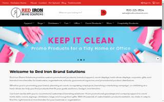 Red Iron Brand Solutions website