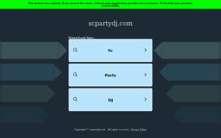 SC Party DJ website