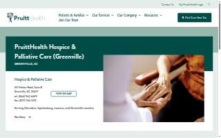 PruittHealth Hospice (Greenville) website