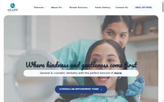 Agape Dental website