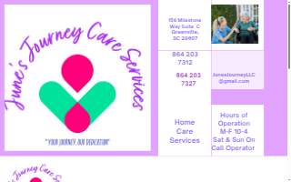 June's Journey Care Services LLC website