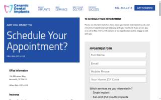 Ceramic Dental Implants website
