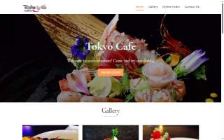 Tokyo Cafe website