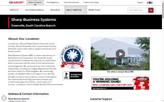 Sharp Business Systems-Sc website