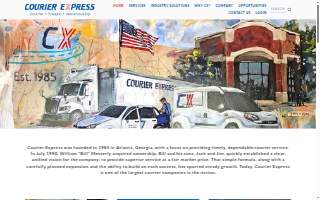 Courier Express of Greer website