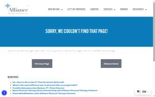 Accelerated Physical Therapy of Greer website