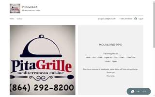 Pita Grille website