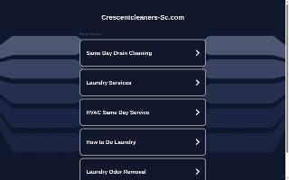 Crescent Cleaners website