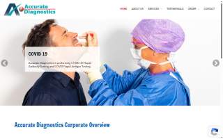 Accurate Diagnostics website