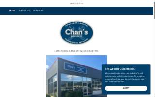 Chan's Transmission and Auto Care website