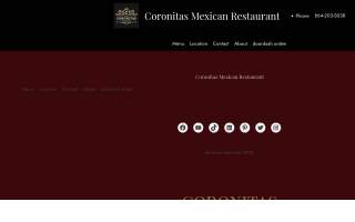 Coronitas Mexican Restaurant website